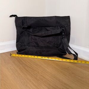 Large Black Padded Work Tote